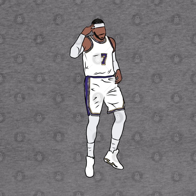 Carmelo Anthony 3 To The Dome by rattraptees